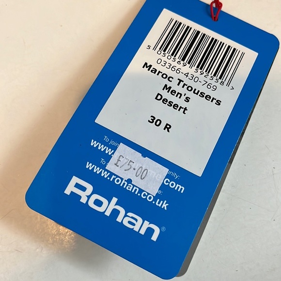 NEW ✨ Rohan Maroc Linen Blend Trousers Linen 30R - Picture 2 of 12